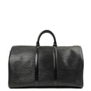 Louis Vuitton Keepall 45 Black EPI Leather Travel Bag