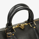 Louis Vuitton Keepall 45 Black EPI Leather Travel Bag