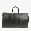 Louis Vuitton Keepall 45 Black EPI Leather Travel Bag