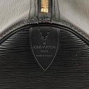 Louis Vuitton Keepall 45 Black EPI Leather Travel Bag