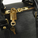 Louis Vuitton Keepall 45 Black EPI Leather Travel Bag