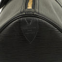 Louis Vuitton Keepall 45 Black EPI Leather Travel Bag
