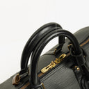 Louis Vuitton Keepall 45 Black EPI Leather Travel Bag