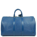 Louis Vuitton Keepall 45 Blue EPI Leather Travel Bag, 1996