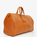 Louis Vuitton Keepall 45 Cognac EPI Leather Travel Bag