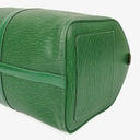 Louis Vuitton Keepall 45 Green EPI Leather Travel Bag