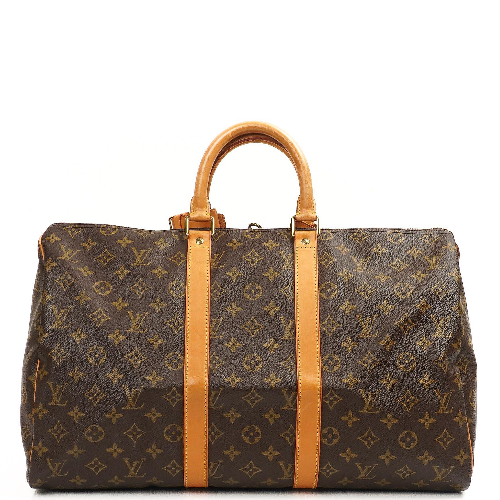 Louis Vuitton Keepall 45 Monogram Canvas Travel Bag