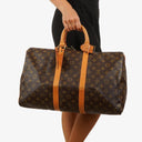 Louis Vuitton Keepall 45 Monogram Canvas Travel Bag