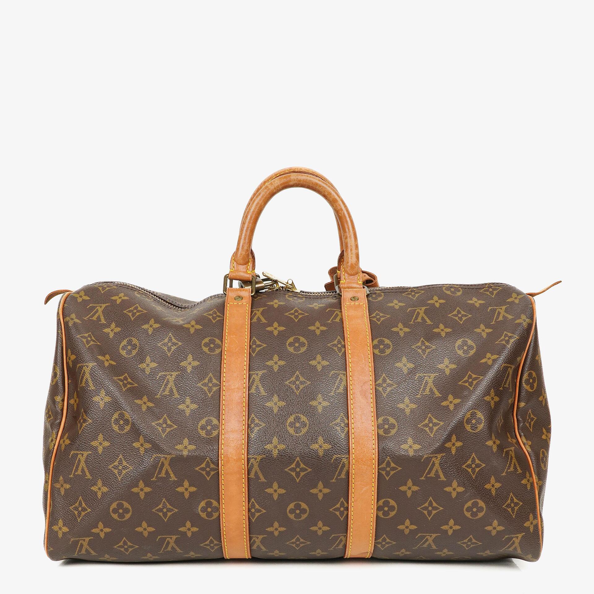 Louis Vuitton Keepall 45 Monogram Canvas Travel Bag