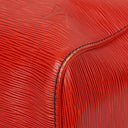 Louis Vuitton Keepall 45 Red EPI Leather Travel Bag