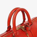 Louis Vuitton Keepall 45 Red EPI Leather Travel Bag