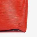 Louis Vuitton Keepall 45 Red EPI Leather Travel Bag