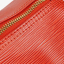Louis Vuitton Keepall 45 Red EPI Leather Travel Bag