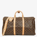 Louis Vuitton Keepall 50 Bandoulière Monogram Canvas Travel Bag