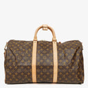 Louis Vuitton Keepall 50 Bandoulière Monogram Canvas Travel Bag