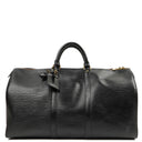 Louis Vuitton Keepall 50 Black EPI Leather Travel Bag, 1993