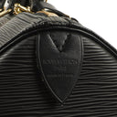 Louis Vuitton Keepall 50 Black EPI Leather Travel Bag