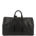 Louis Vuitton Keepall 50 Black EPI Leather Travel Bag