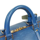 Louis Vuitton Keepall 50 Blue EPI Leather Travel Bag