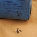 Louis Vuitton Keepall 50 Blue EPI Leather Travel Bag