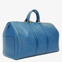 Louis Vuitton Keepall 50 Blue EPI Leather Travel Bag