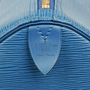 Louis Vuitton Keepall 50 Blue EPI Leather Travel Bag
