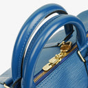 Louis Vuitton Keepall 50 Blue EPI Leather Travel Bag