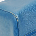 Louis Vuitton Keepall 50 Blue EPI Leather Travel Bag