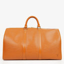Louis Vuitton Keepall 50 Brown EPI Leather Travel Bag