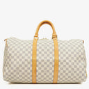 Louis Vuitton Keepall 50 Damier Azur Travel Bag