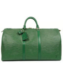 Louis Vuitton Keepall 50 Green EPI Leather Travel Bag, 1995