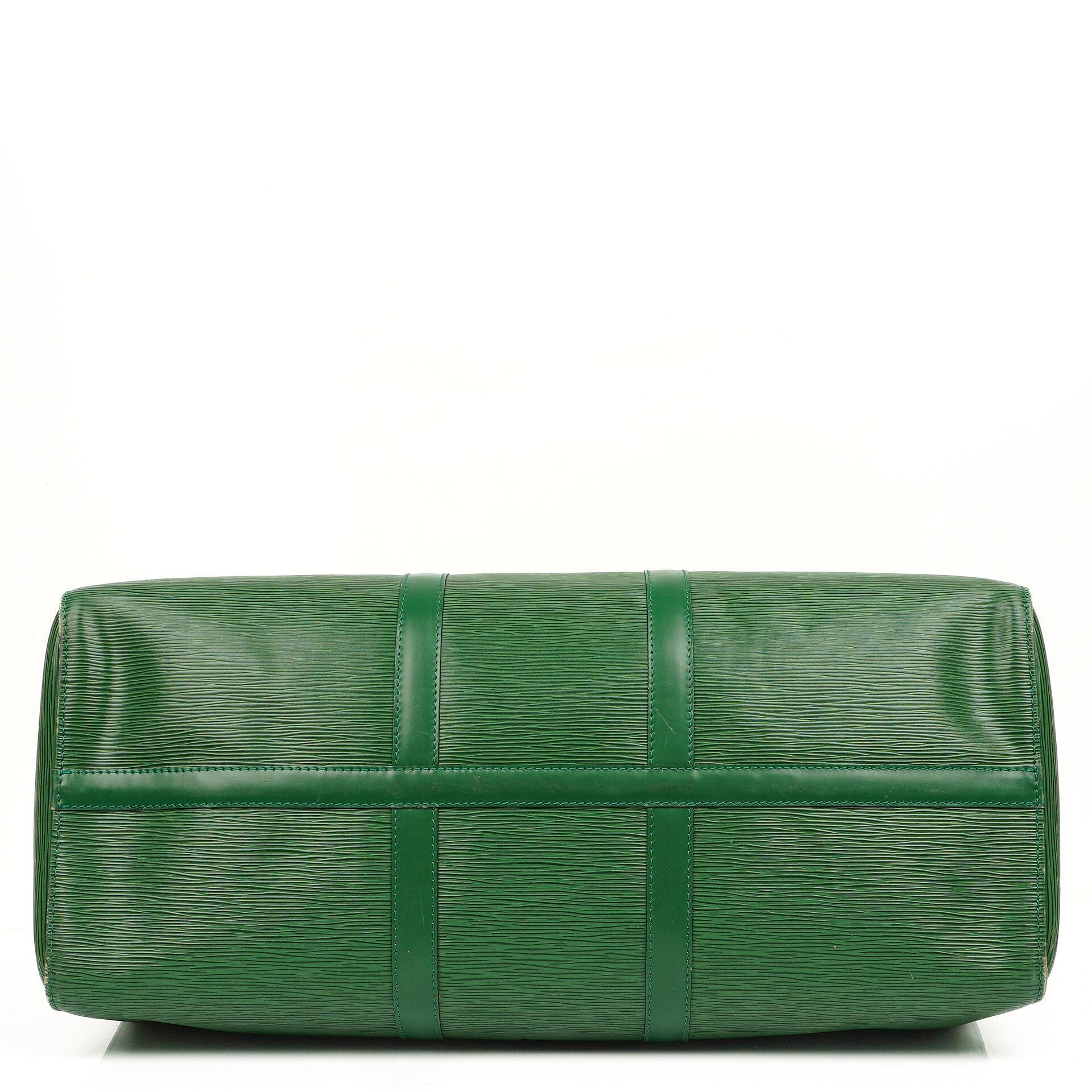 Louis Vuitton Keepall 50 Green EPI Leather Travel Bag, 1995