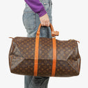 Louis Vuitton Keepall 50 Monogram Canvas Travel Bag