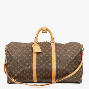 Louis Vuitton Keepall 55 Bandoulière Resväska i Monogram Canvas