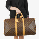 Louis Vuitton Keepall 55 Bandoulière Travel Bag in Monogram Canvas