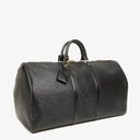 Louis Vuitton Keepall 55 Black EPI Leather Travel Bag