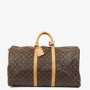 Louis Vuitton Keepall 55 Monogram Canvas Travel Bag