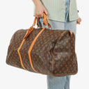 Louis Vuitton Keepall 55 Monogram Canvas Travel Bag