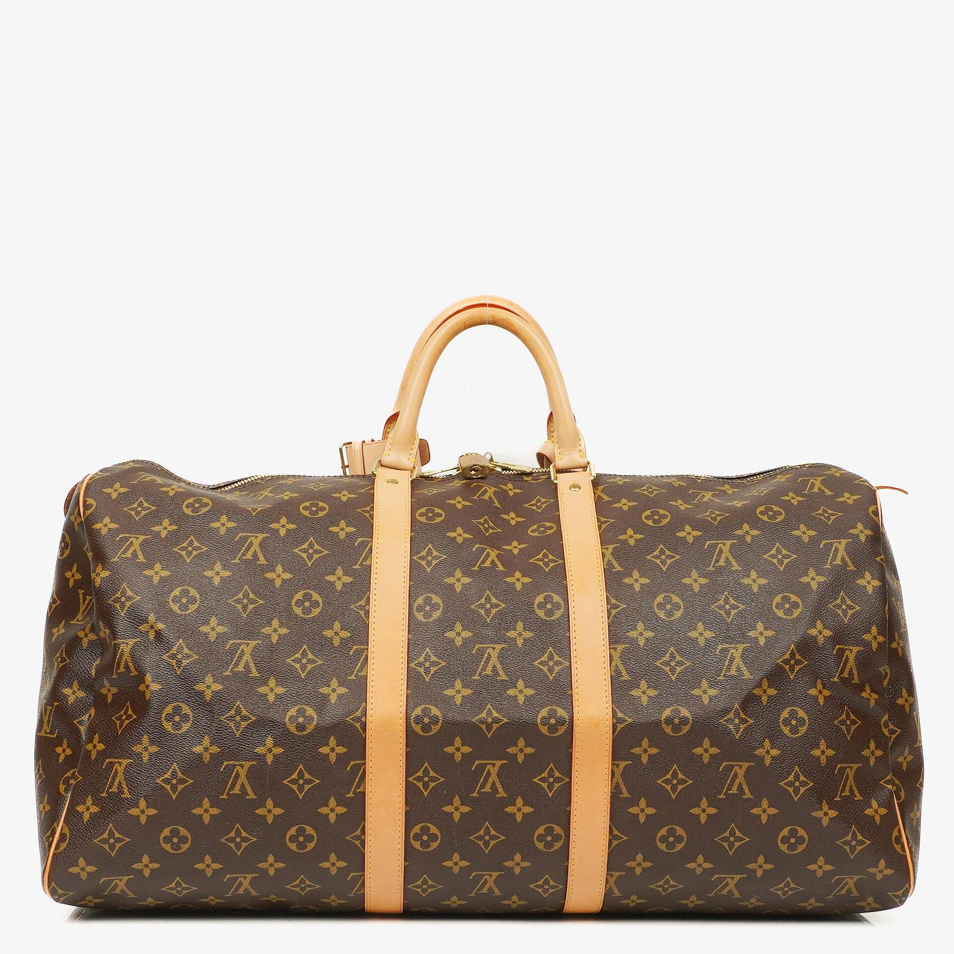 Louis Vuitton Keepall 55 Monogram Canvas Travel Bag