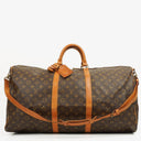 Louis Vuitton Keepall 60 Bandoulière Monogram Canvas Travel Bag