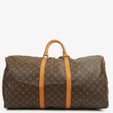 Louis Vuitton Keepall 60 Bandoulière Monogram Canvas Travel Bag