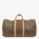 Louis Vuitton Keepall 60 Bandoulière Monogram Canvas Travel Bag