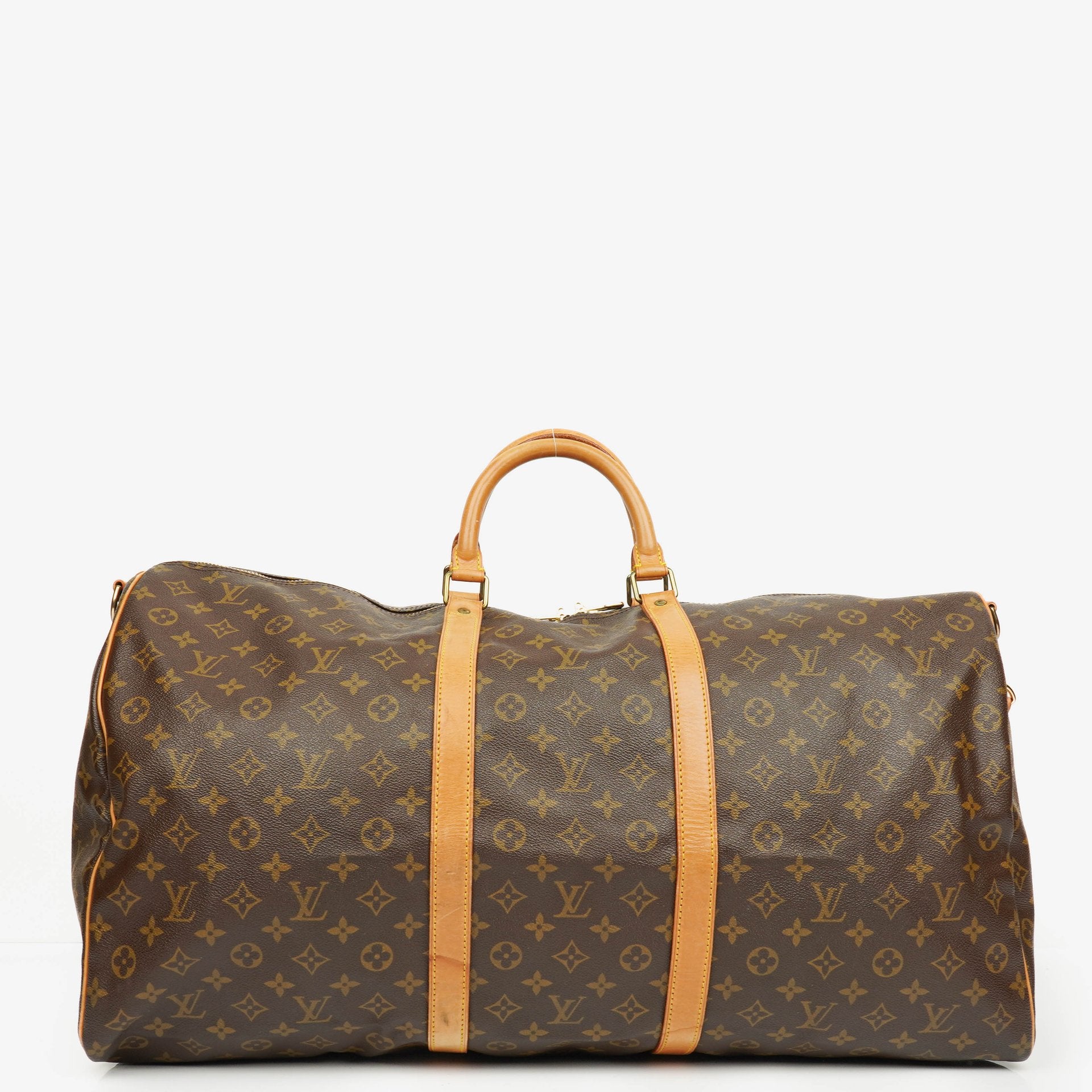 Louis Vuitton Keepall 60 Bandoulière Monogram Canvas Travel Bag