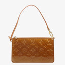 Louis Vuitton Lexington Bronze Monogram Vernis Clutch Handbag