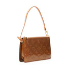 Louis Vuitton Lexington Bronze Monogram Vernis Clutch Handbag