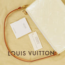 Louis Vuitton Lexington Perle Monogram Vernis Clutch Handbag