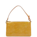 Louis Vuitton Lexington Yellow Monogram Vernis Clutch Handbag