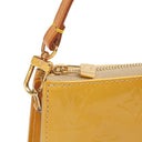 Louis Vuitton Lexington Yellow Monogram Vernis Clutch Handbag