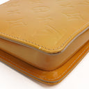 Louis Vuitton Lexington Yellow Monogram Vernis Clutch Handbag
