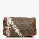 Louis Vuitton Limited Edition Chain Flower Speedy 30 Monogram Canvas Handbag